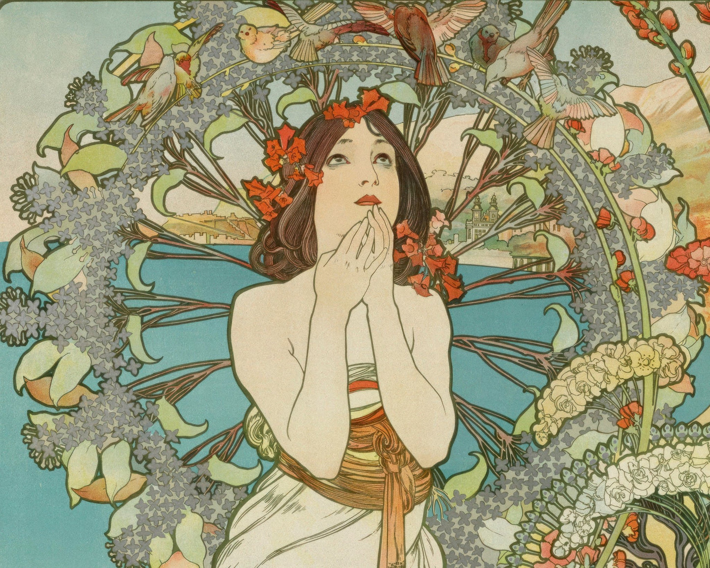 Alphonse Mucha "Monaco Monte - Carlo" (c.1897) - Mabon Gallery
