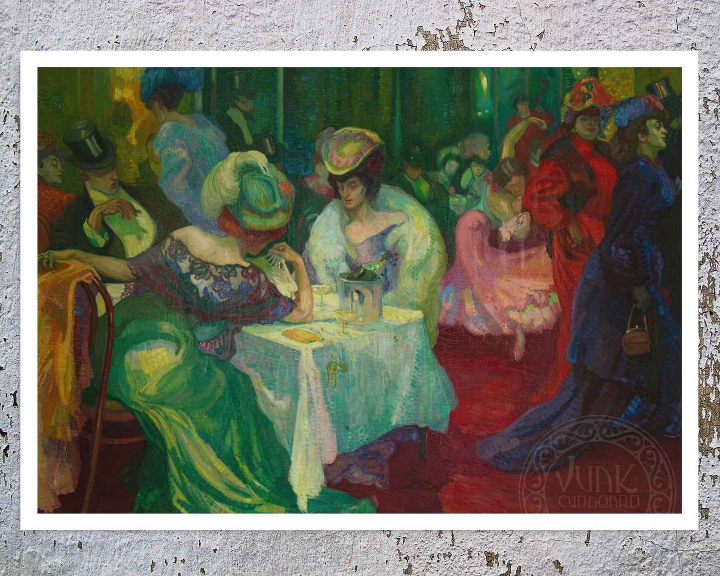 Axel Törneman "Night Café II" (c.1906) - Mabon Gallery
