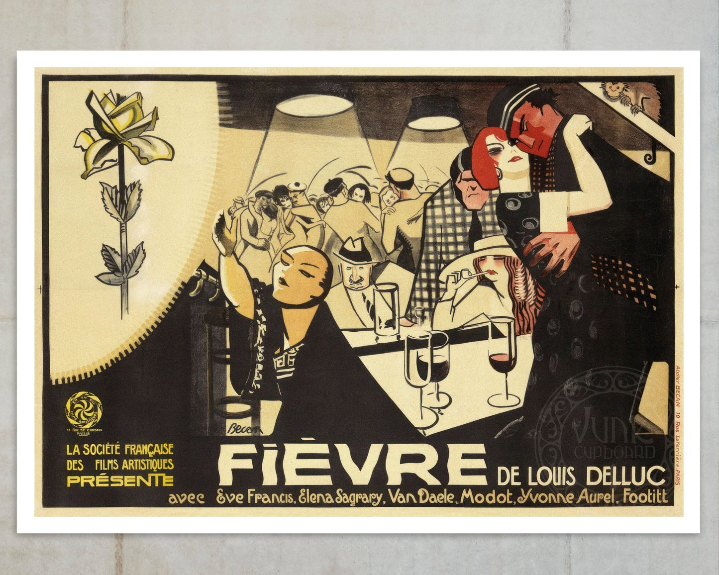 Bernard Bécan "Fièvre" (c.1921) - Mabon Gallery