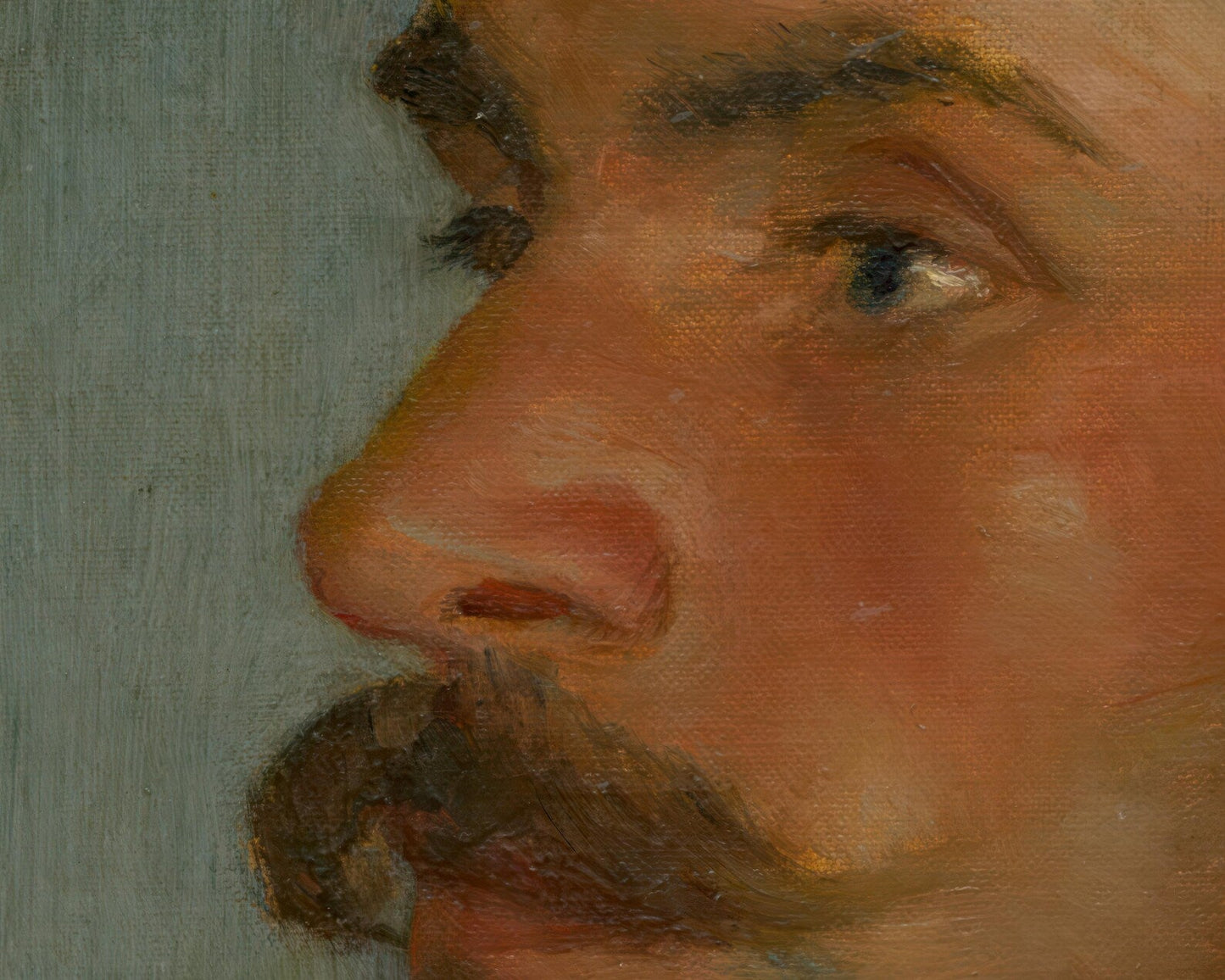 Dominik Skutecký "Head Study of a Gondolier" (c.1903) - Mabon Gallery
