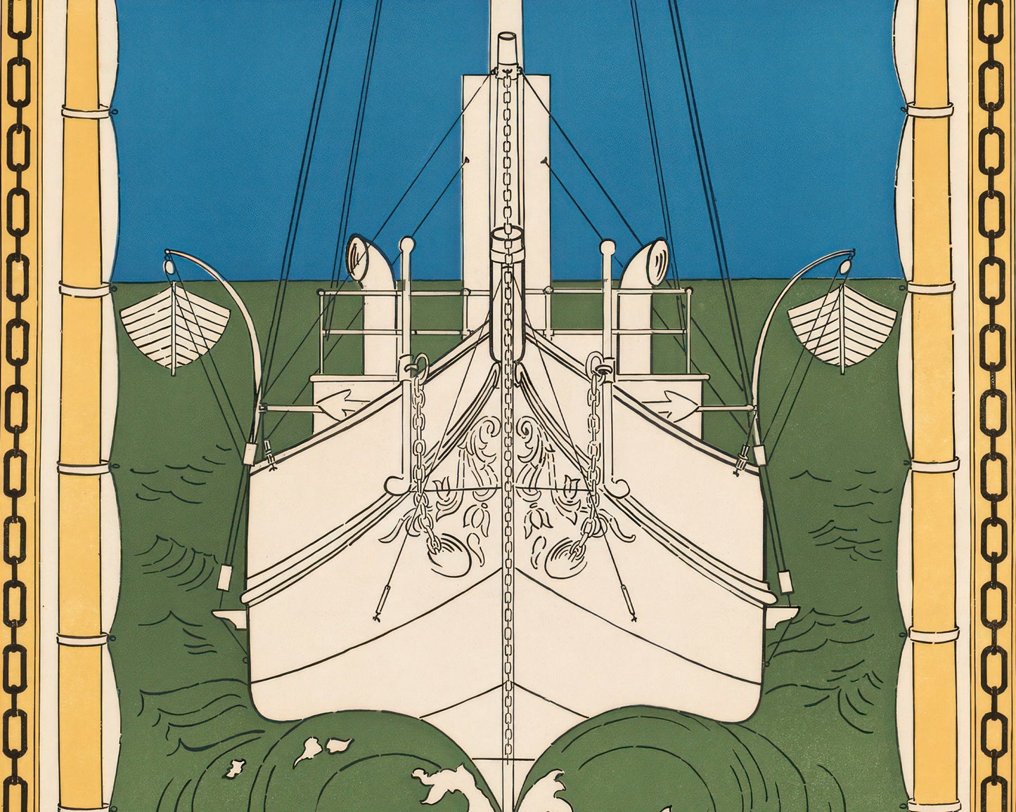 E.B Wells "Mrs Cliff's Yacht" (c.1900) - Mabon Gallery