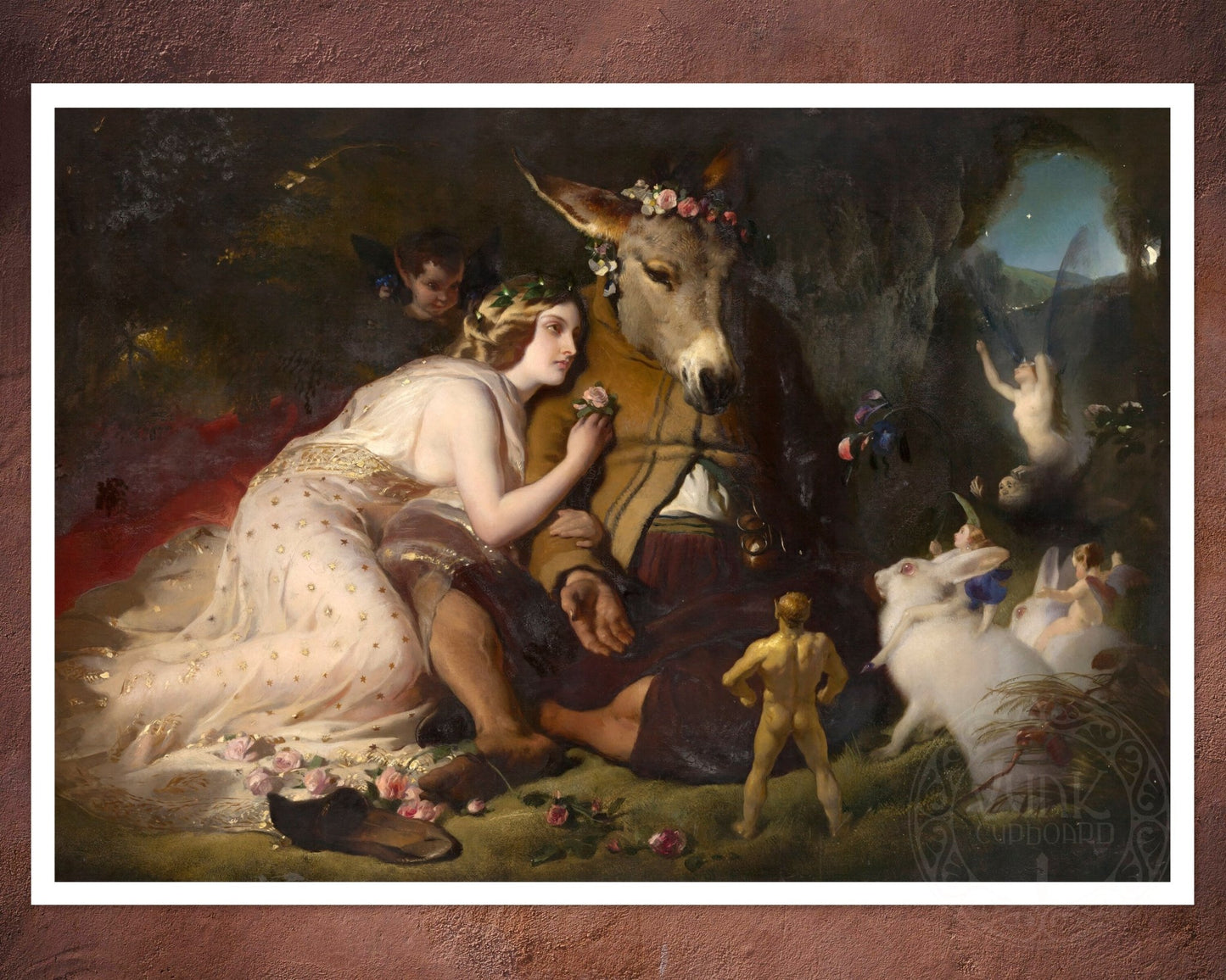 Edwin Henry Landseer "Scene from A Midsummer Night's Dream" (c. 1850) - Mabon Gallery