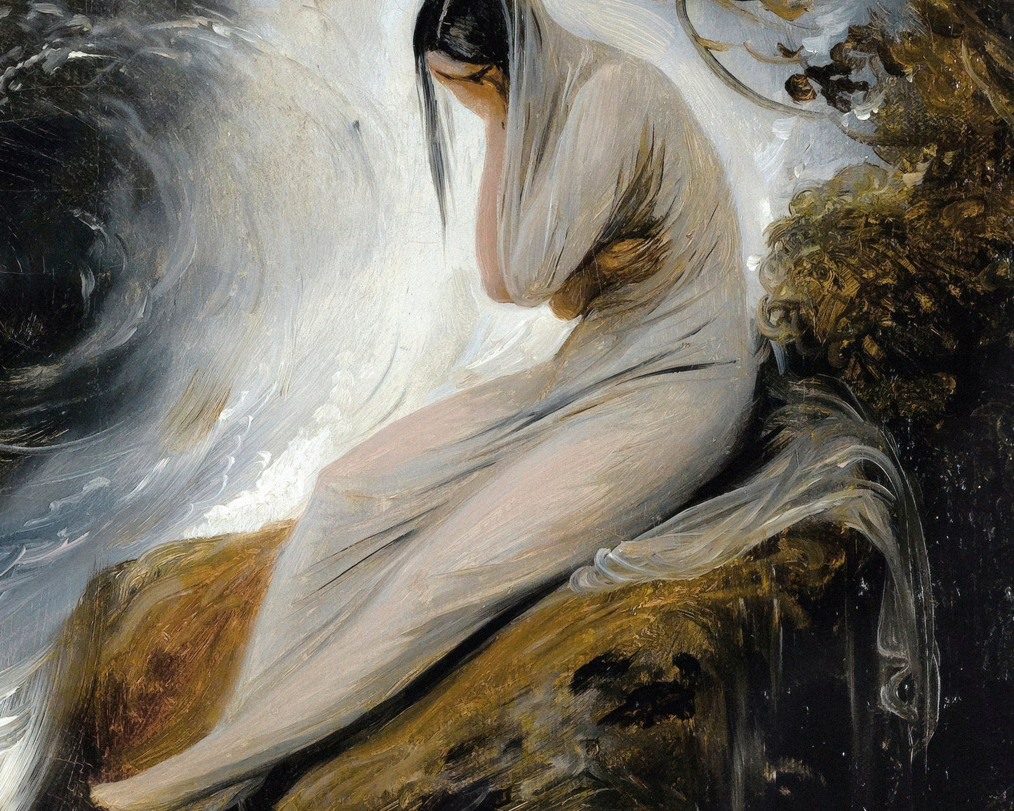 Émile Jean - Horace Vernet "The Maiden's Lament" (c.1830) - Mabon Gallery
