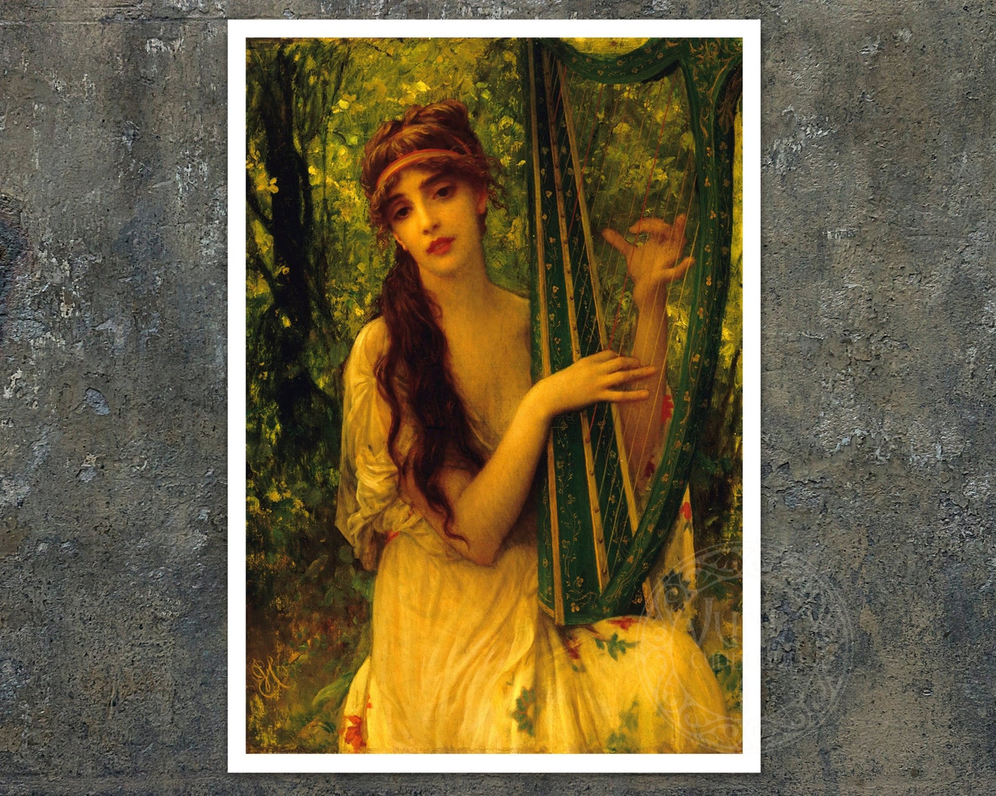 Ernest Hébert "La Musique" (c.1882) - Mabon Gallery
