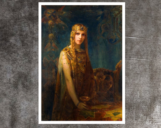 Gaston Bussière "Isolde: La Princesse Celte / The Celtic Princess" (1911) - Mabon Gallery