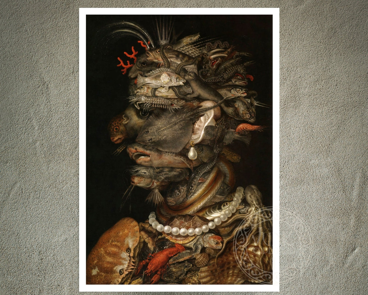 Giuseppe Arcimboldo "The Allegory of Water" (c. 1566) - Mabon Gallery