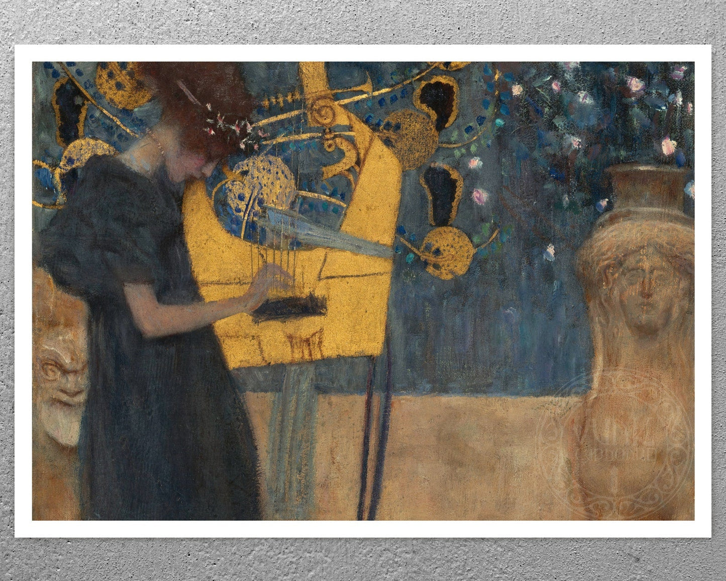 Gustav Klimt "Music" (c.1895) - Mabon Gallery