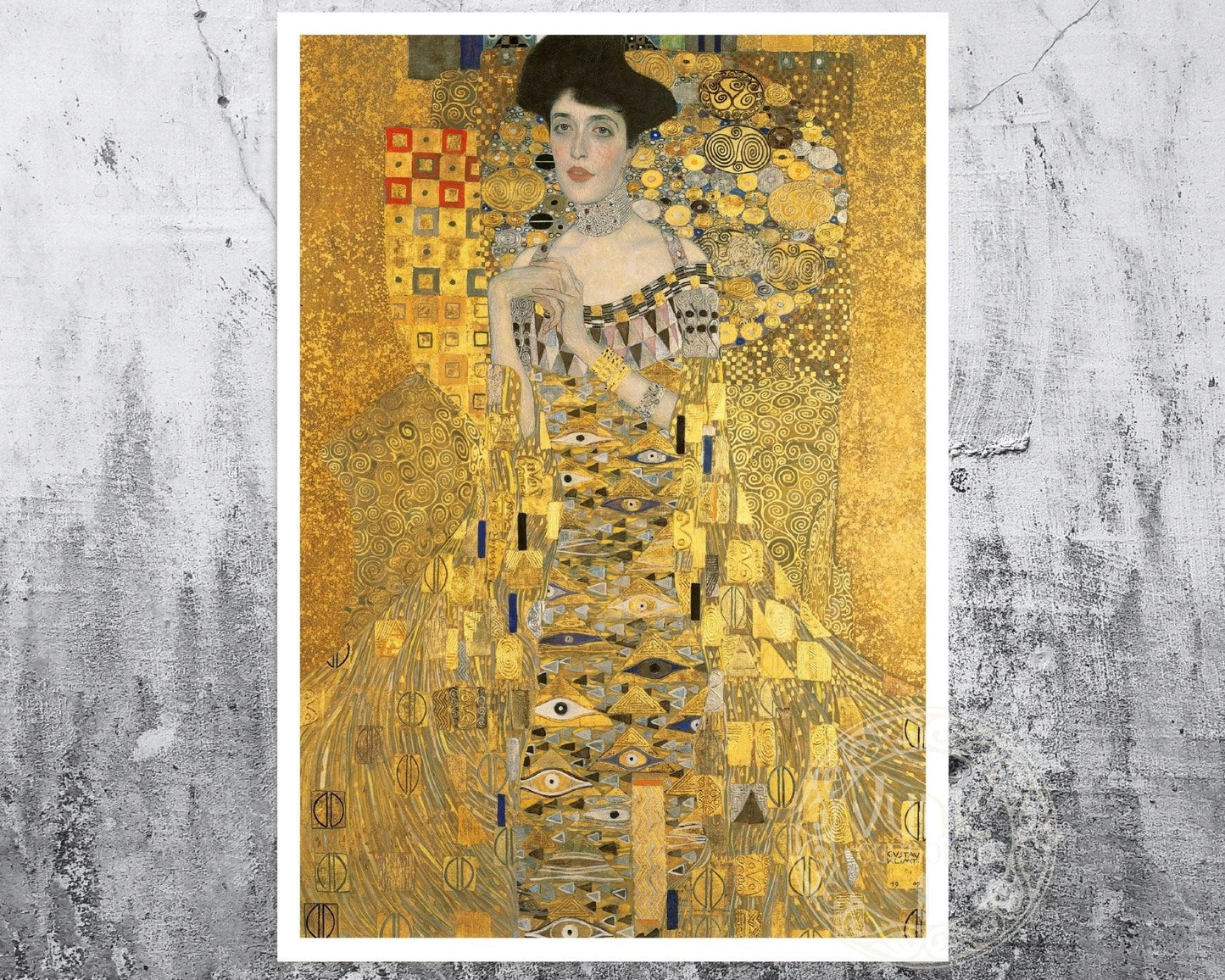 Gustav Klimt "Portrait of Adele Bloch - Bauer I" (c.1907) - Mabon Gallery