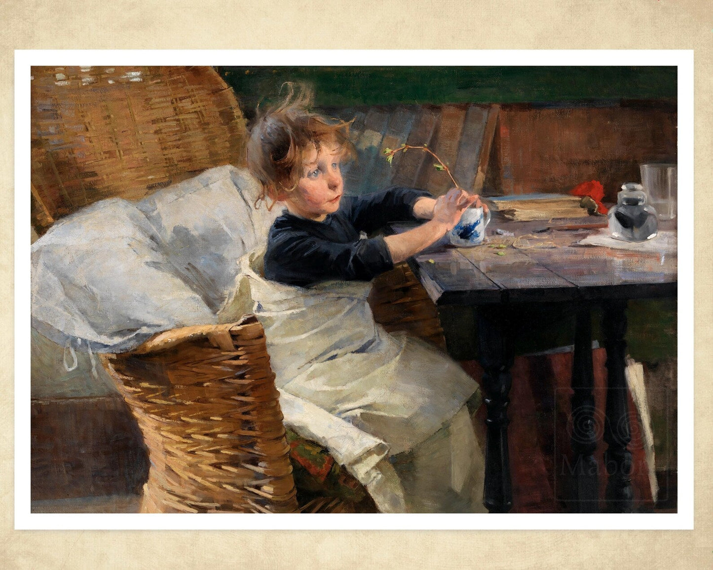 Helene Schjerfbeck "The Convalescent" (c.1888) - Mabon Gallery