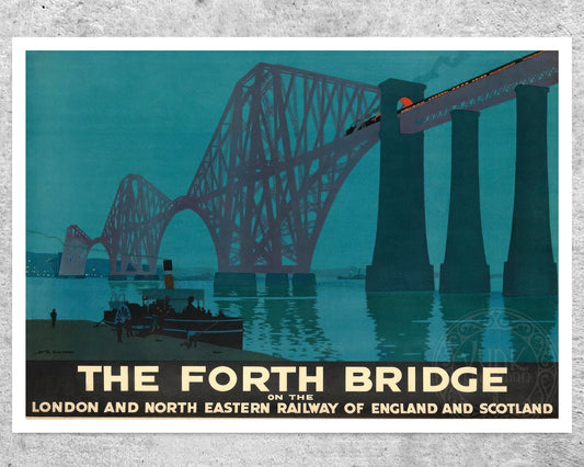 Henry George Gawthorn "The Forth Bridge" (c.1928) - Mabon Gallery