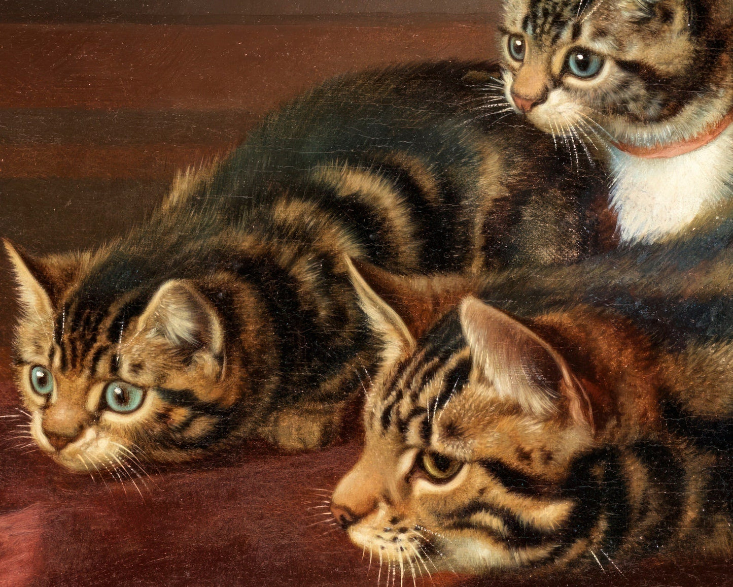 Horatio Henry Couldery "Cats by a Fishbowl" (c.1860) - Mabon Gallery