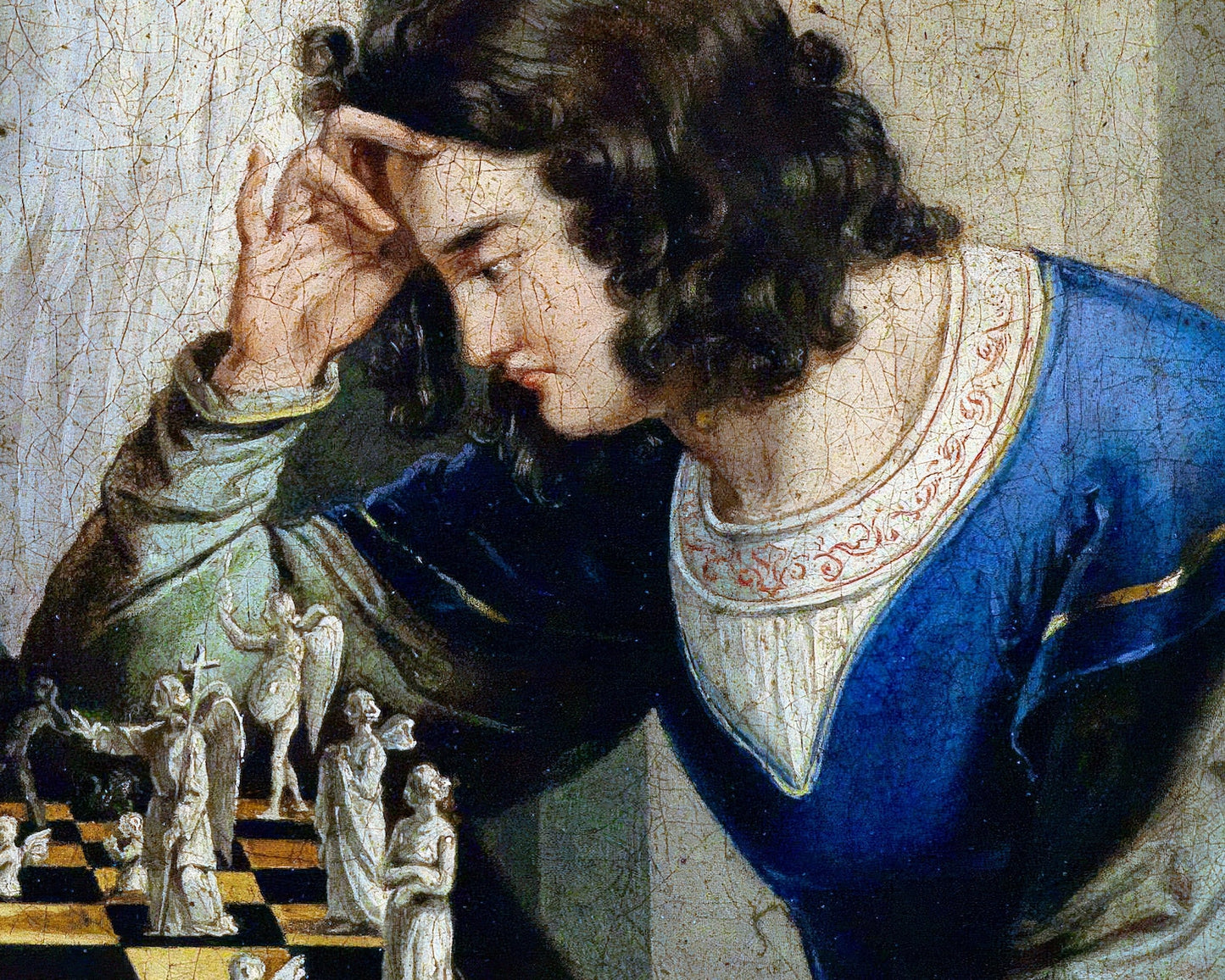 Faust and Mephisto Playing Chess (c.19th Century) Anonymous