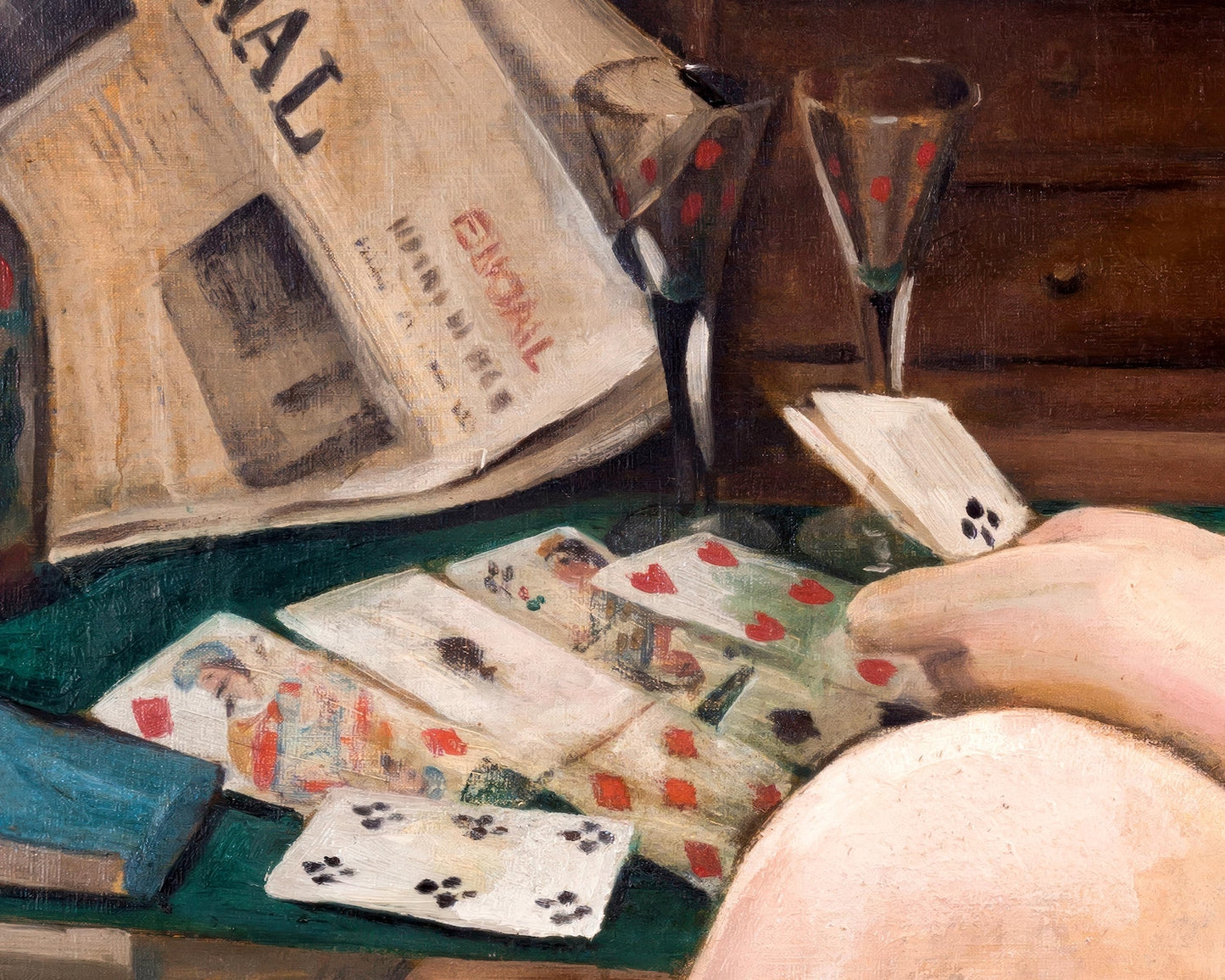 Gerda Wegener "Solitaire - The Queen of Hearts" (c.1928)