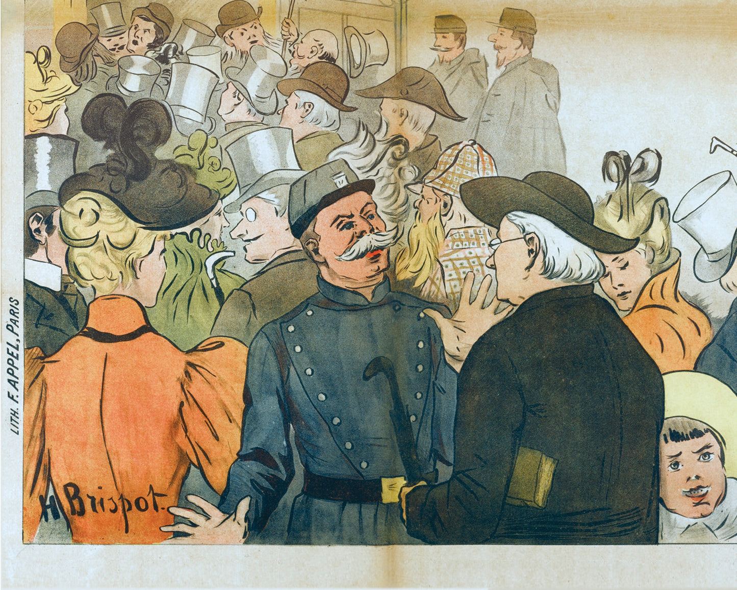 Henri Brispot "Cinématographe Lumière" (1896) - Mabon Gallery