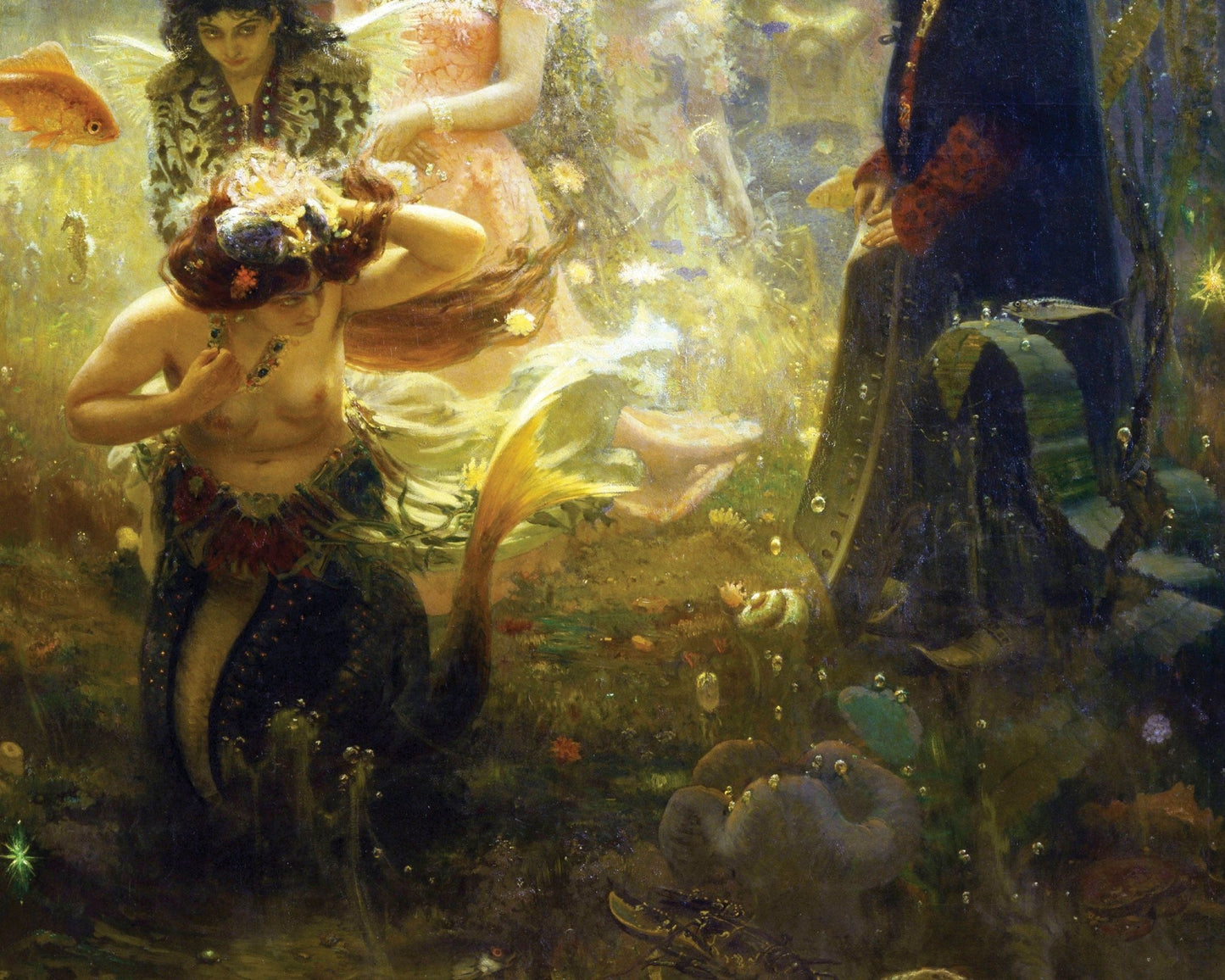 Ilya Repin "Sadko and The Underwater Kingdom" (1876) - Mabon Gallery