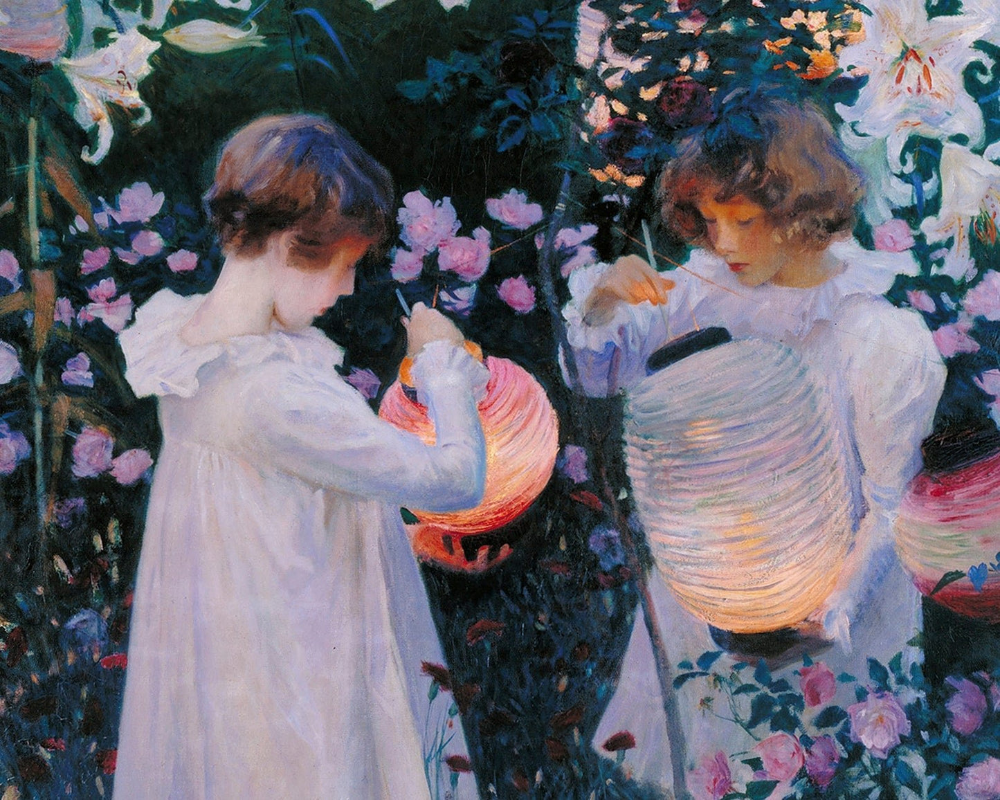 John Singer Sargent "Lily, Lily, Rose" (c.1895) - Mabon Gallery
