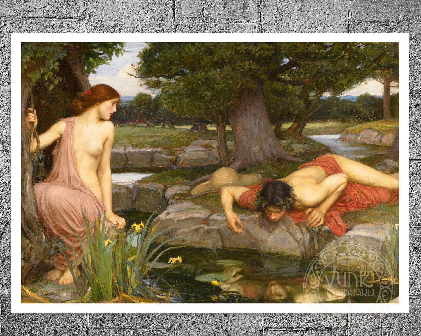 John William Waterhouse "Echo and Narcissus" (c. 1903) - Mabon Gallery