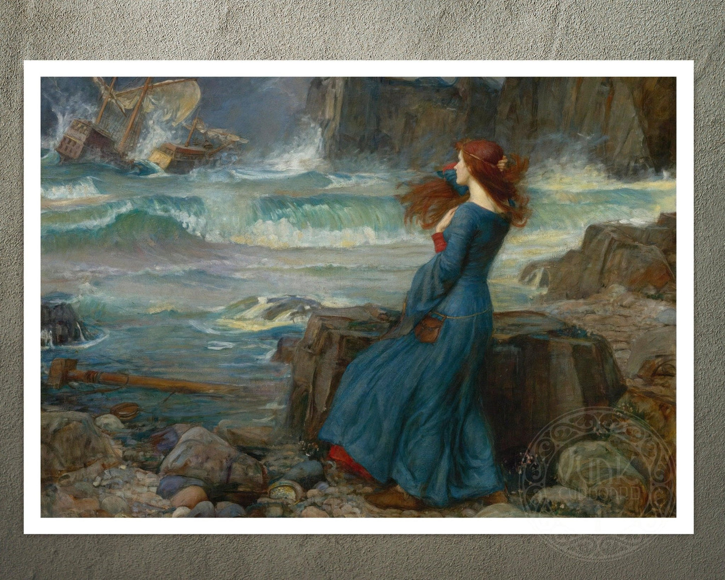John William Waterhouse "Miranda" (c. 1916) - Mabon Gallery