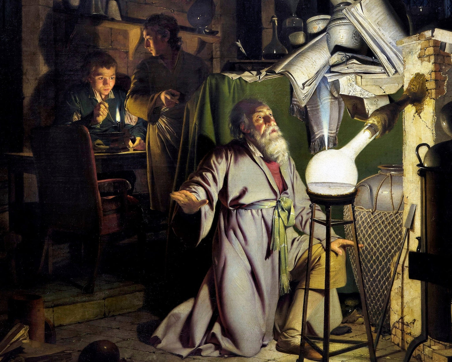 Joseph Wright of Derby "The Alchemist" (c.1771) - Mabon Gallery
