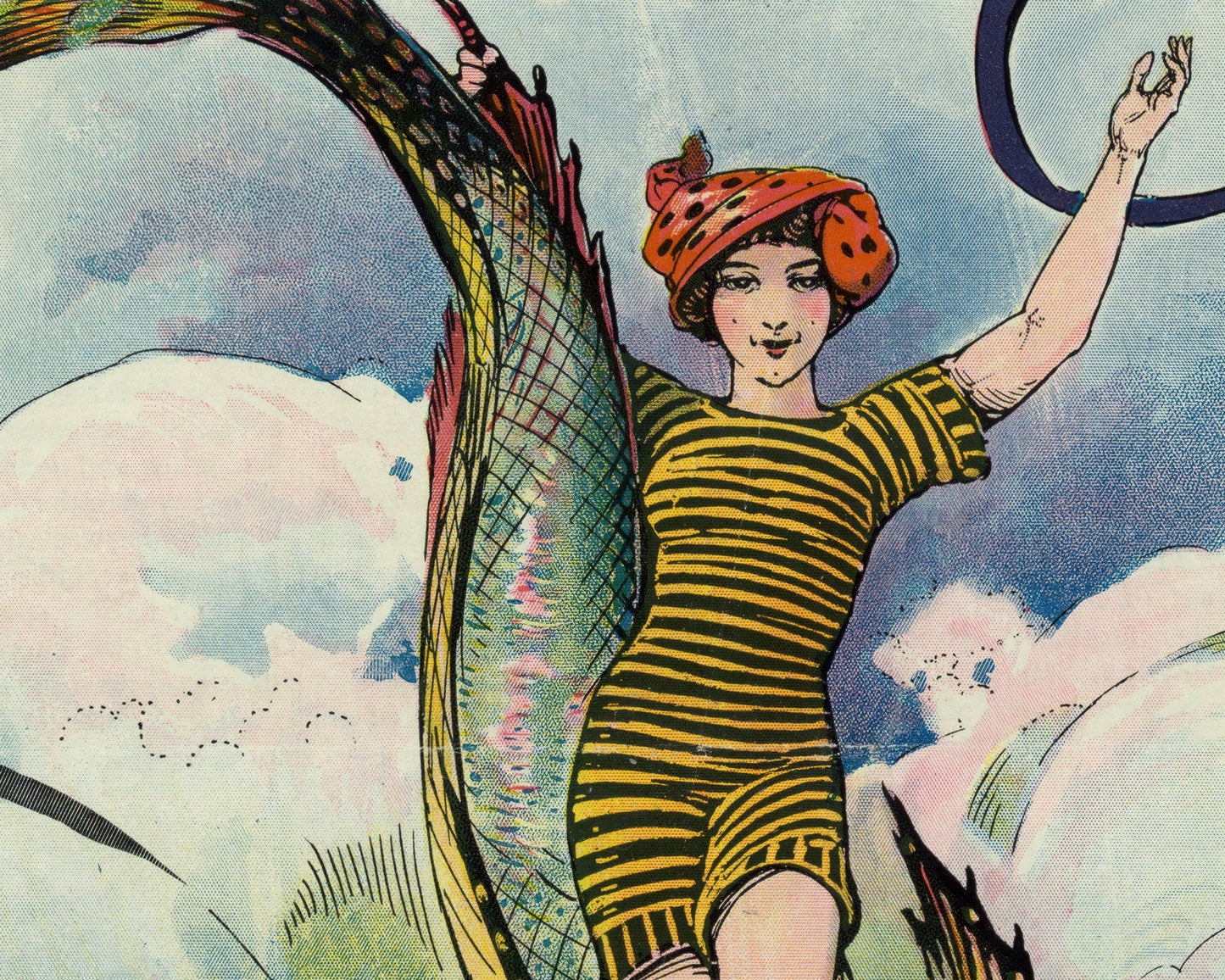 Leon V. Solon "The Maid of the Summer Surf " (c.1911) - Mabon Gallery