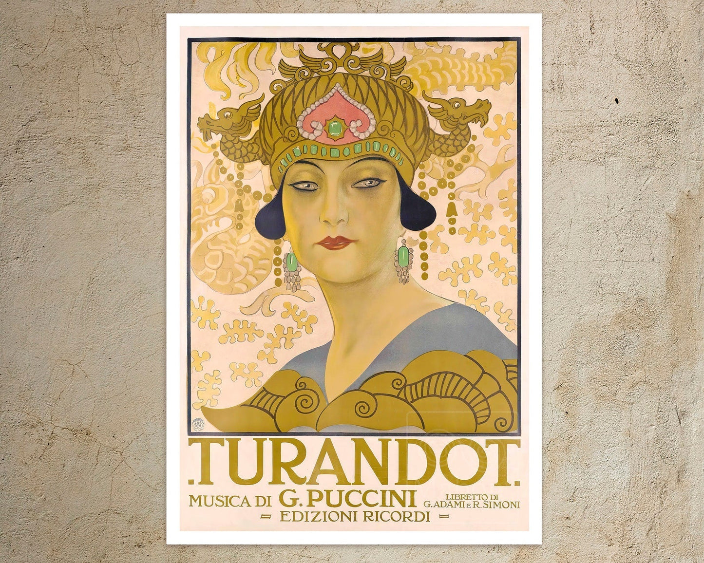 Leopoldo Metlicovitz "Turandot" (c.1926) Puccini Opera - Mabon Gallery