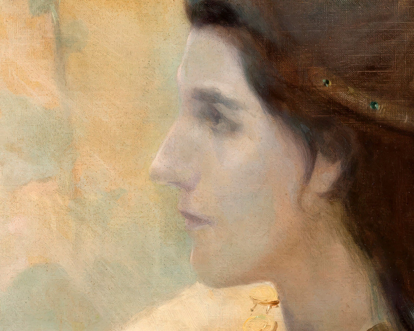 Lucien - Victor Guirand de Scévola "The Princess of the Primroses" (c.1895) - Mabon Gallery