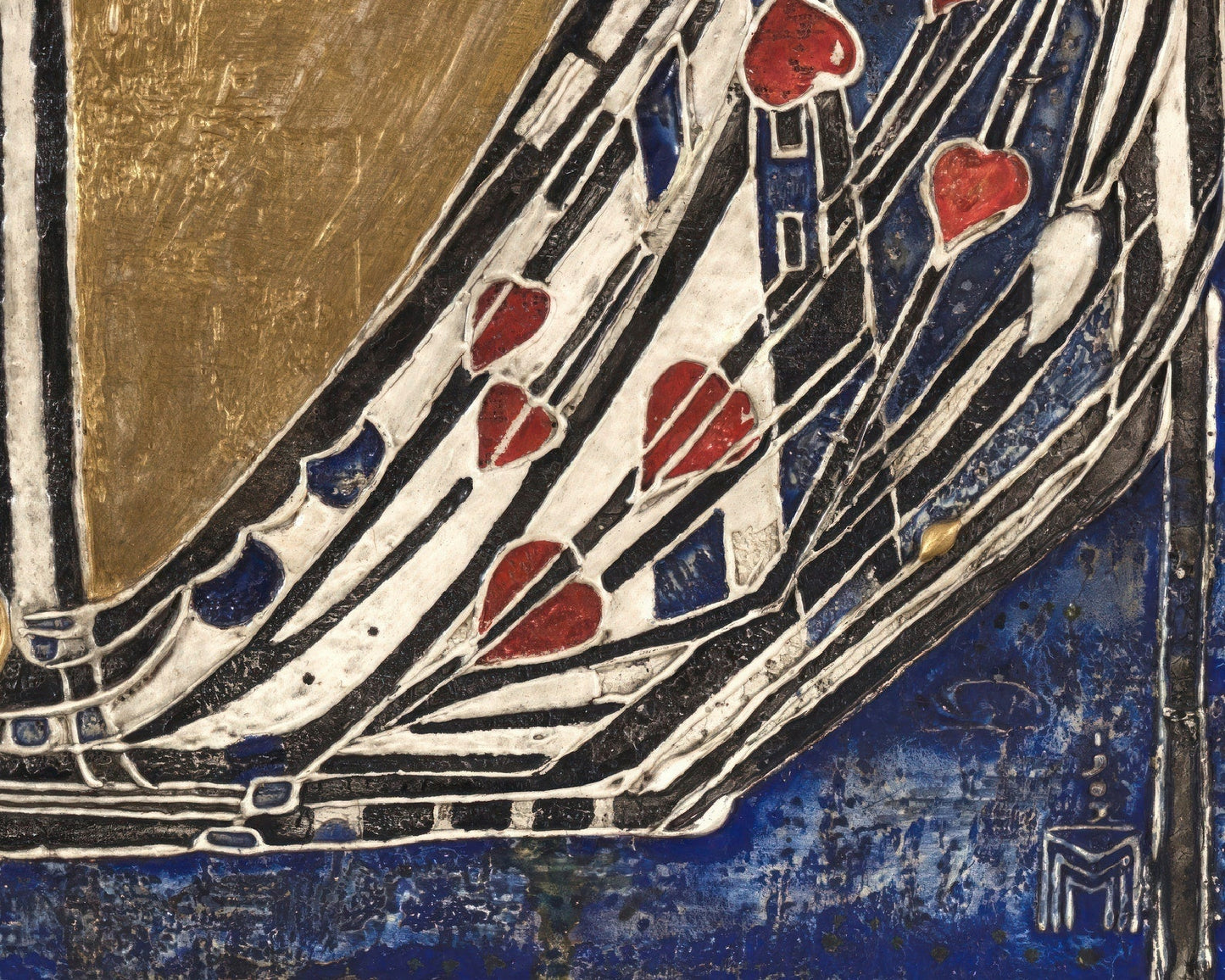 Margaret Macdonald Mackintosh "The Queen of Hearts" (c.1909) - Mabon Gallery