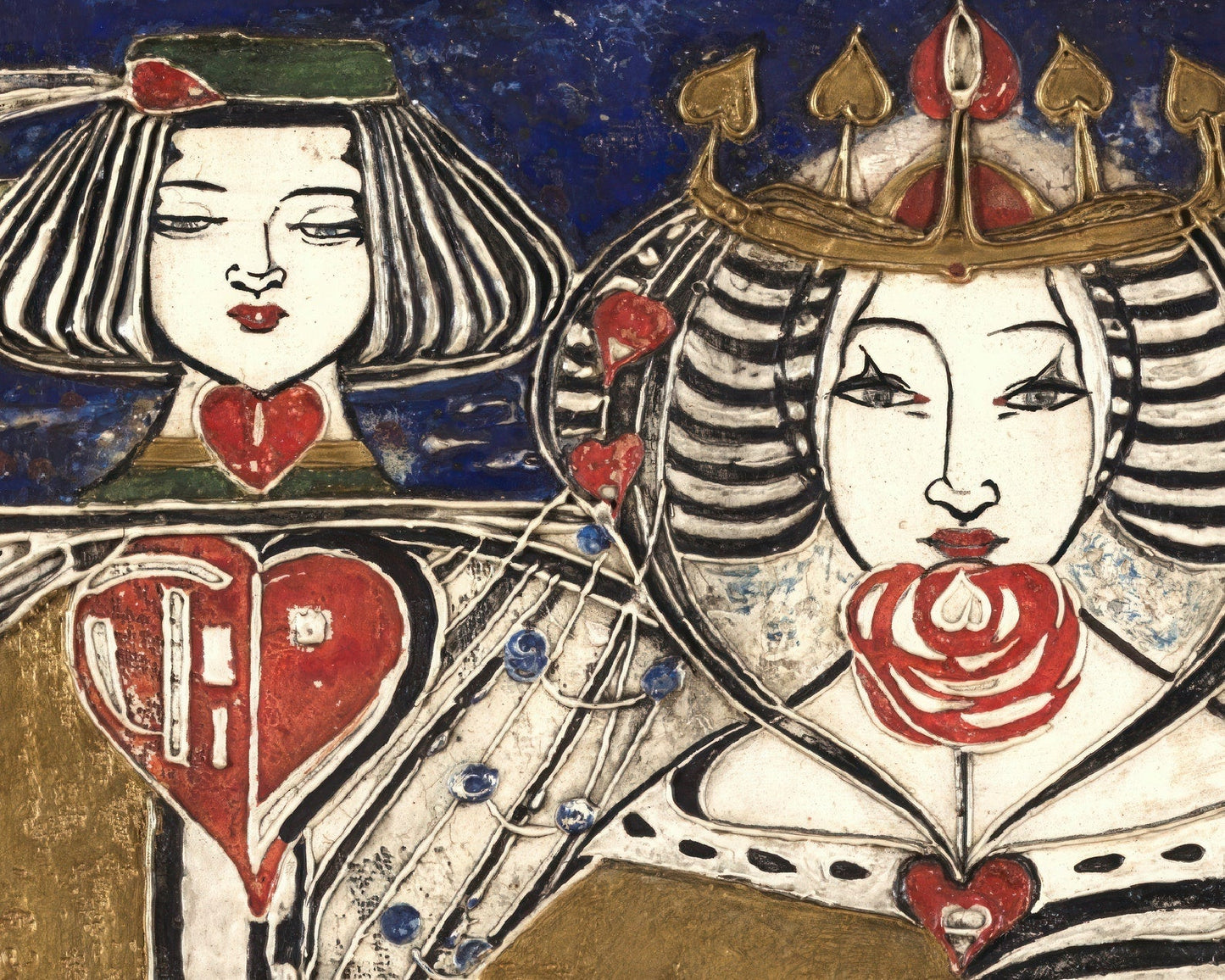 Margaret Macdonald Mackintosh "The Queen of Hearts" (c.1909) - Mabon Gallery