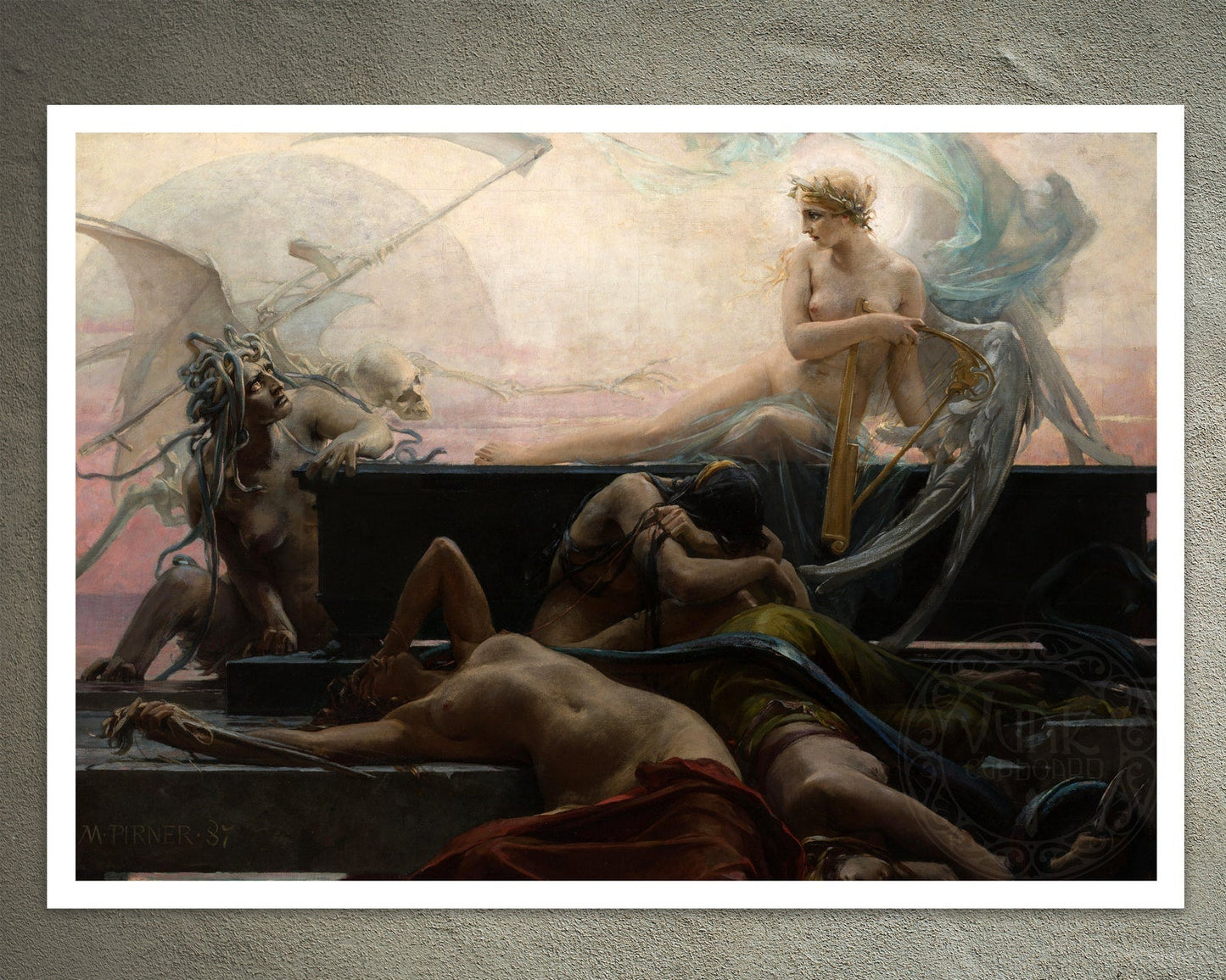 Max Pirner "The End of All Things - Finis" (c.1897) - Mabon Gallery