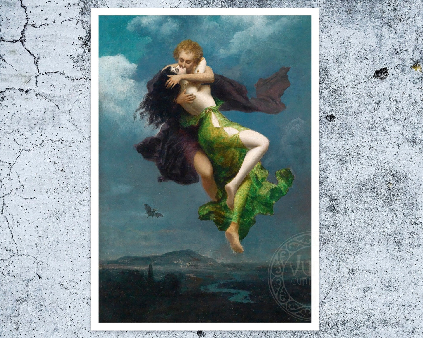 Moritz Stifter "Allegory of The Dream" (c. 1897) - Mabon Gallery