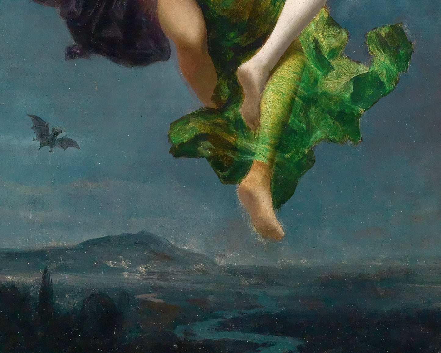Moritz Stifter "Allegory of The Dream" (c. 1897) - Mabon Gallery