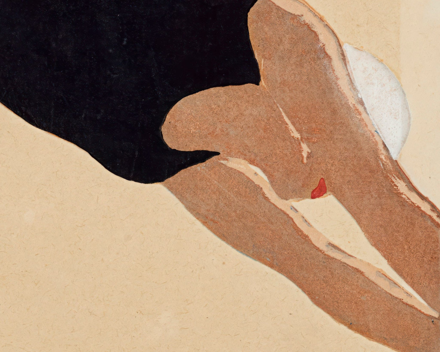 Onchi Koshiro "Diving" (c.1932) - Mabon Gallery