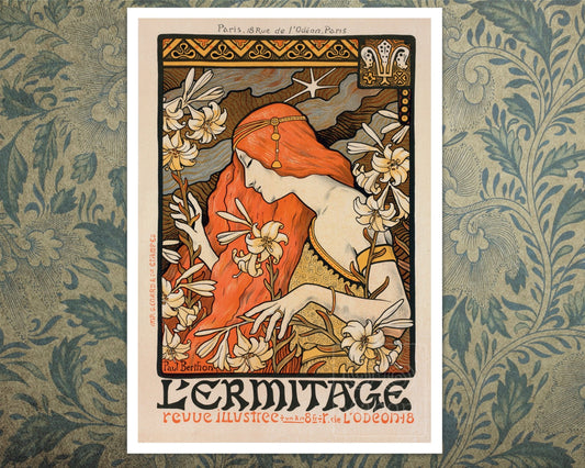 Paul Berthon "Revue L'ermitage" (c.1897) - Mabon Gallery