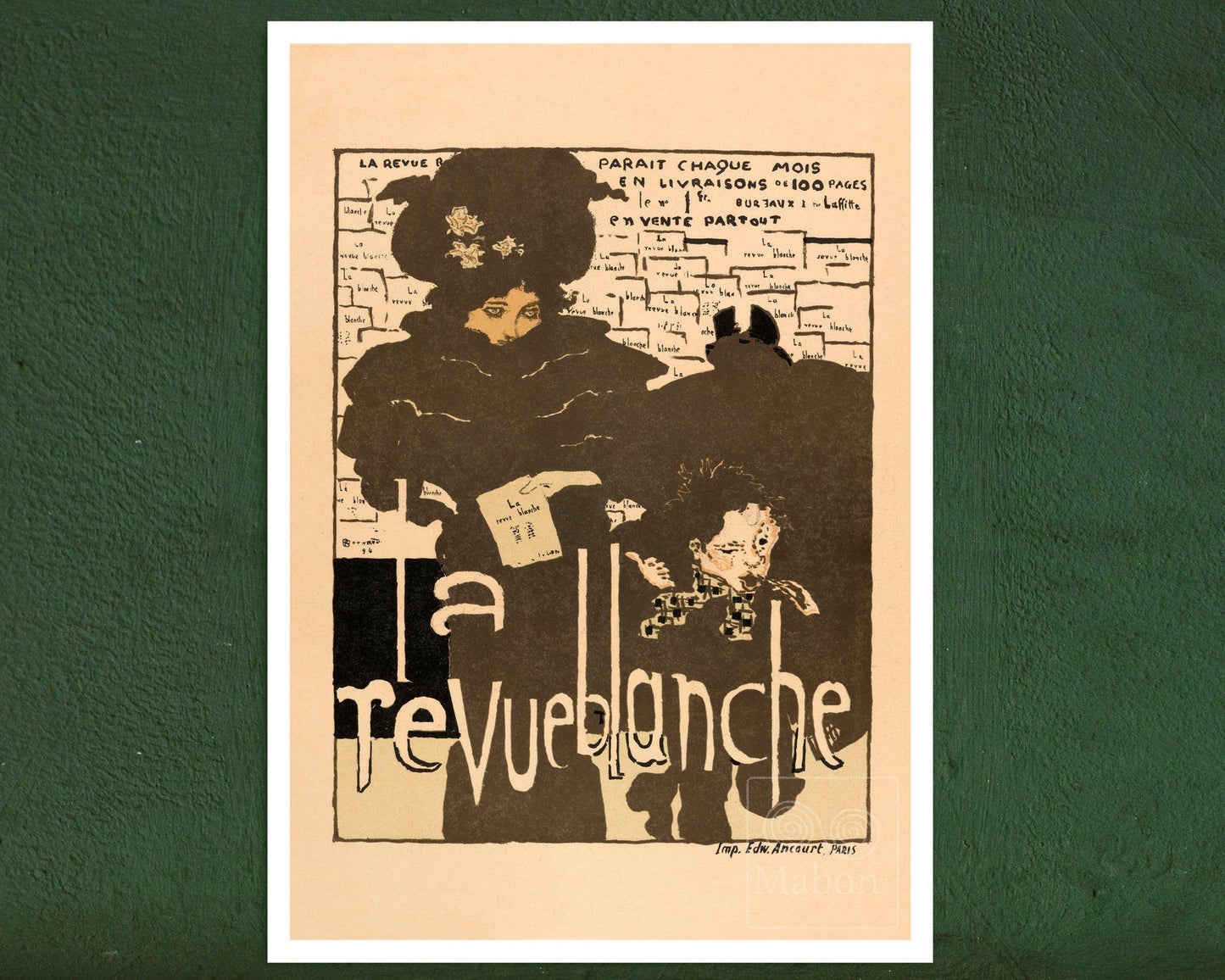 Pierre Bonnard "La Revue Blanche" (c.1884) - Mabon Gallery