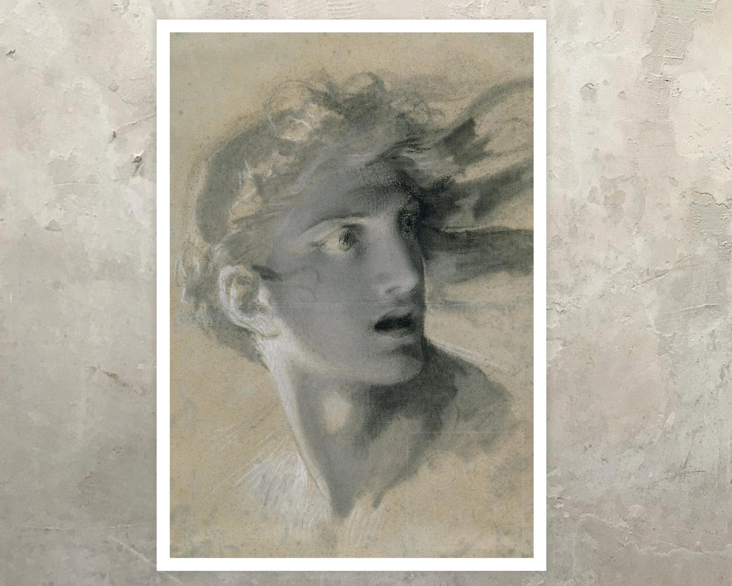 Pierre - Paul Prud'hon "The Head of Vengeance" (c.1804) - Mabon Gallery
