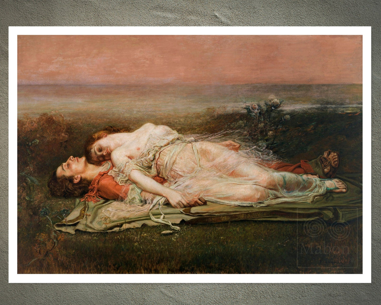 Rogelio de Egusquiza “Tristan and Isolde” (c.1910) - Mabon Gallery