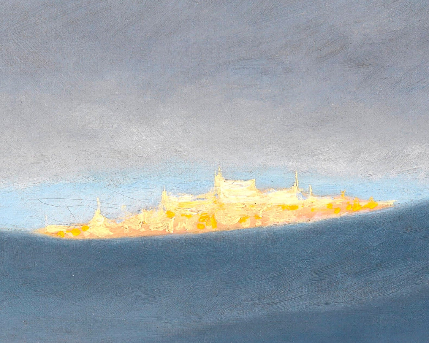 Theodor Kittelsen "Far, Far Away Soria Moria Palace Shimmered Like Gold" (c.1900) - Mabon Gallery