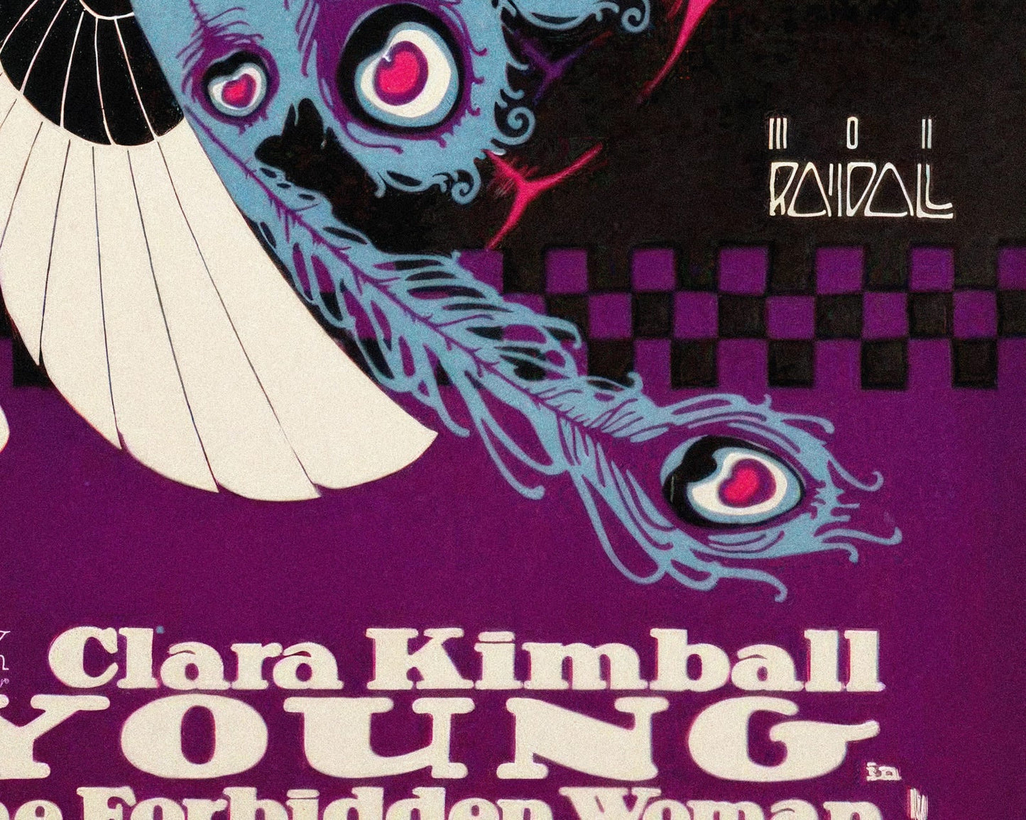 Vintage Movie Poster "The Forbidden Woman" (c.1920) Clara Kimball Young - Mabon Gallery