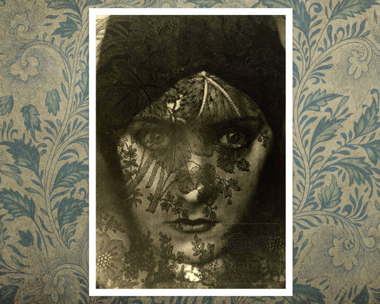 Vintage Photograph by Edward Steichen "Portrait of Gloria Swanson" (c.1924) - Mabon Gallery