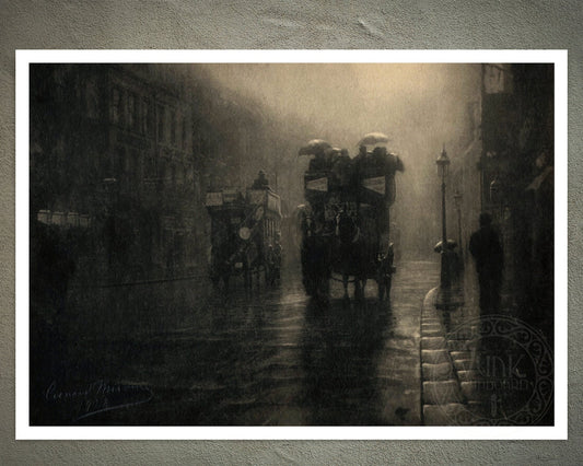 Vintage Photograph "Rue Royale, Paris" Léonard Misonne (c.1918) - Mabon Gallery