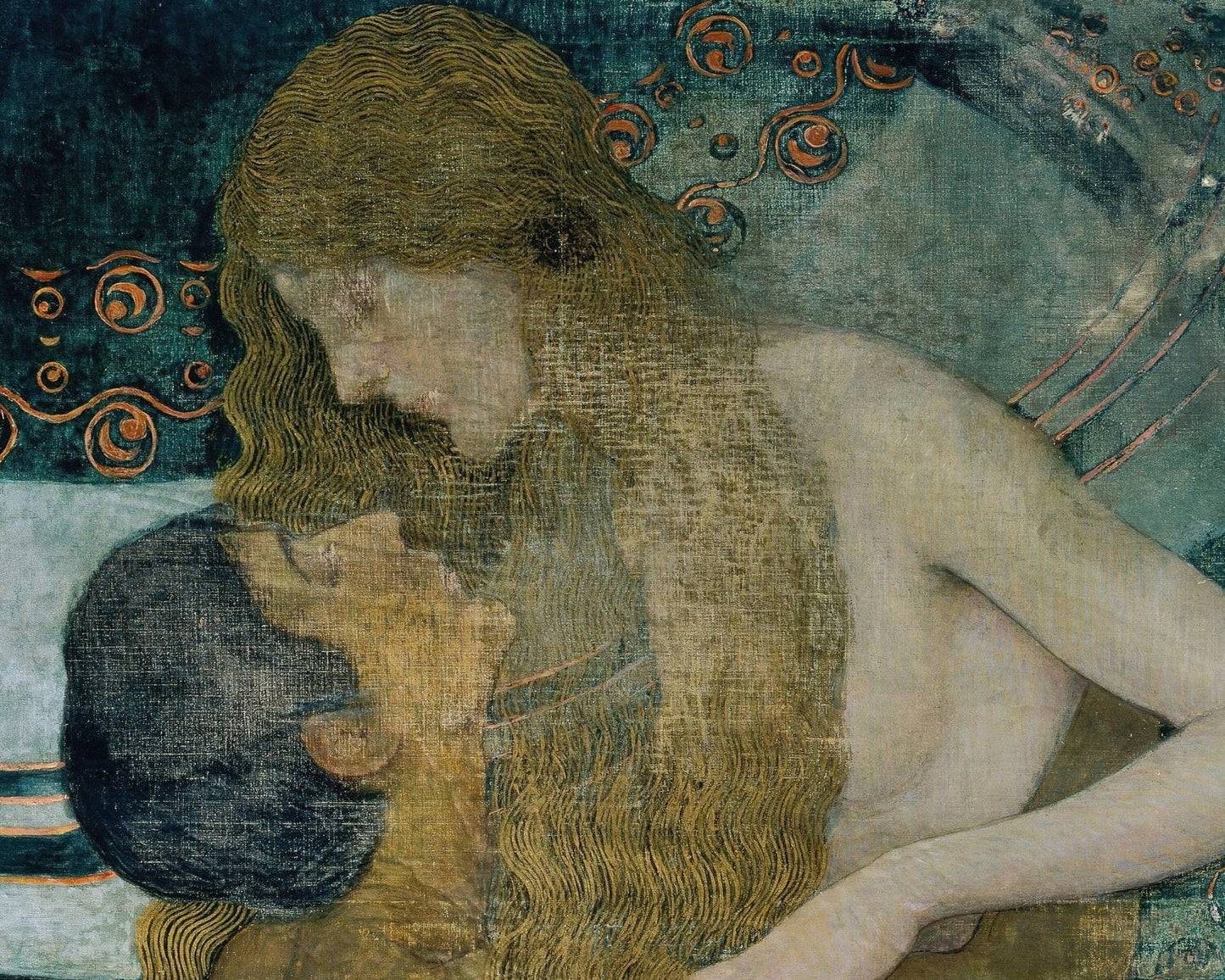 Wilhelm List "Umarmung" (c.1905) - Mabon Gallery