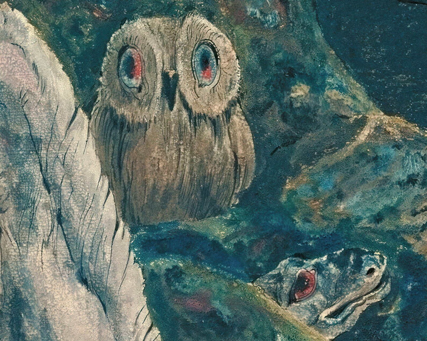 William Blake "The Night of Enitharmon's Joy / Hecate" (c.1795) - Mabon Gallery