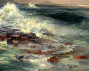 Thomas Moran "Fingal’s Cave, Island of Staffa, Scotland" (c.1884)