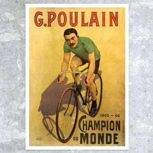 A. Gallice "G. Poulain - Champion Du Monde" (c.1906) - Mabon Gallery