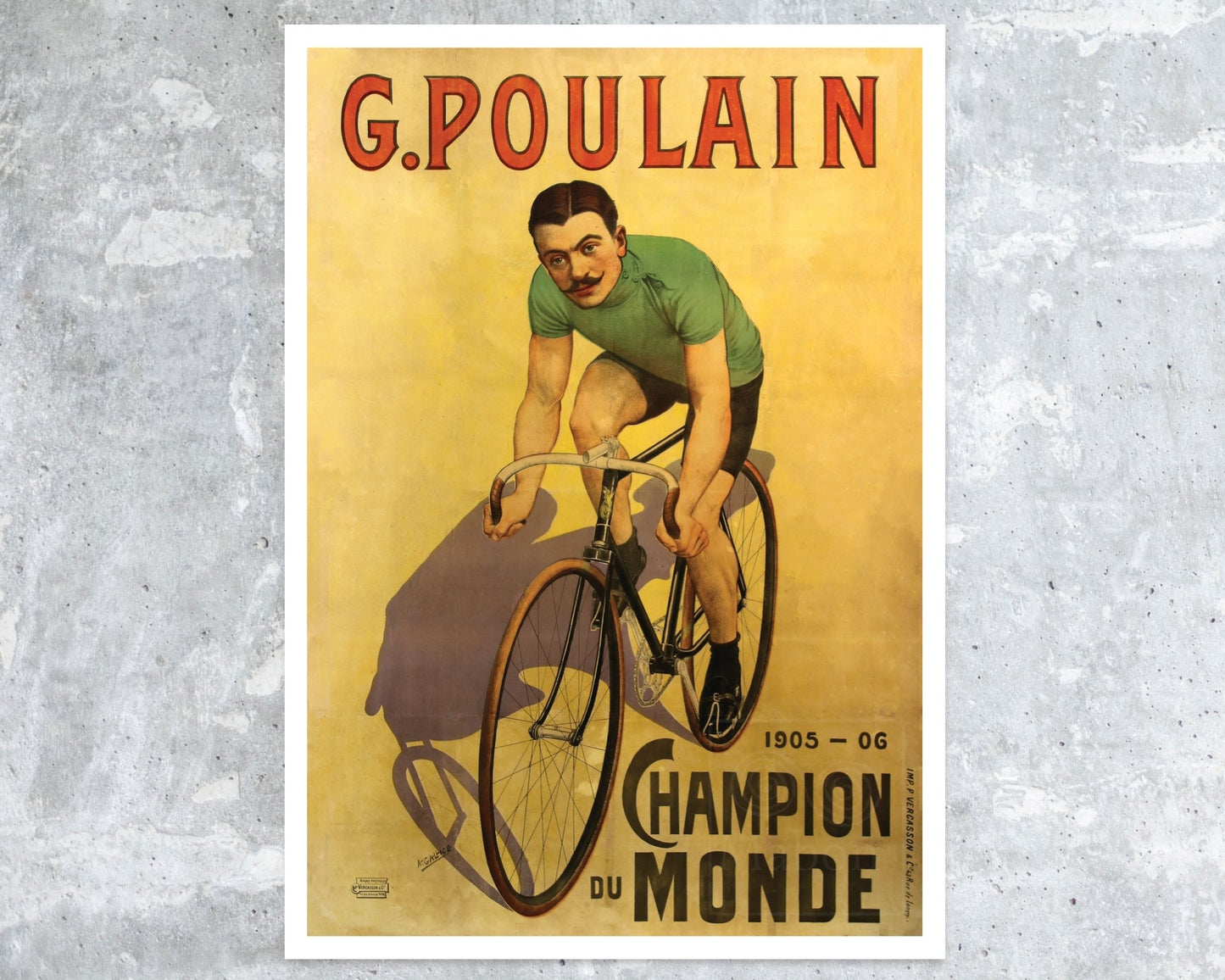 A. Gallice "G. Poulain - Champion Du Monde" (c.1906) - Mabon Gallery