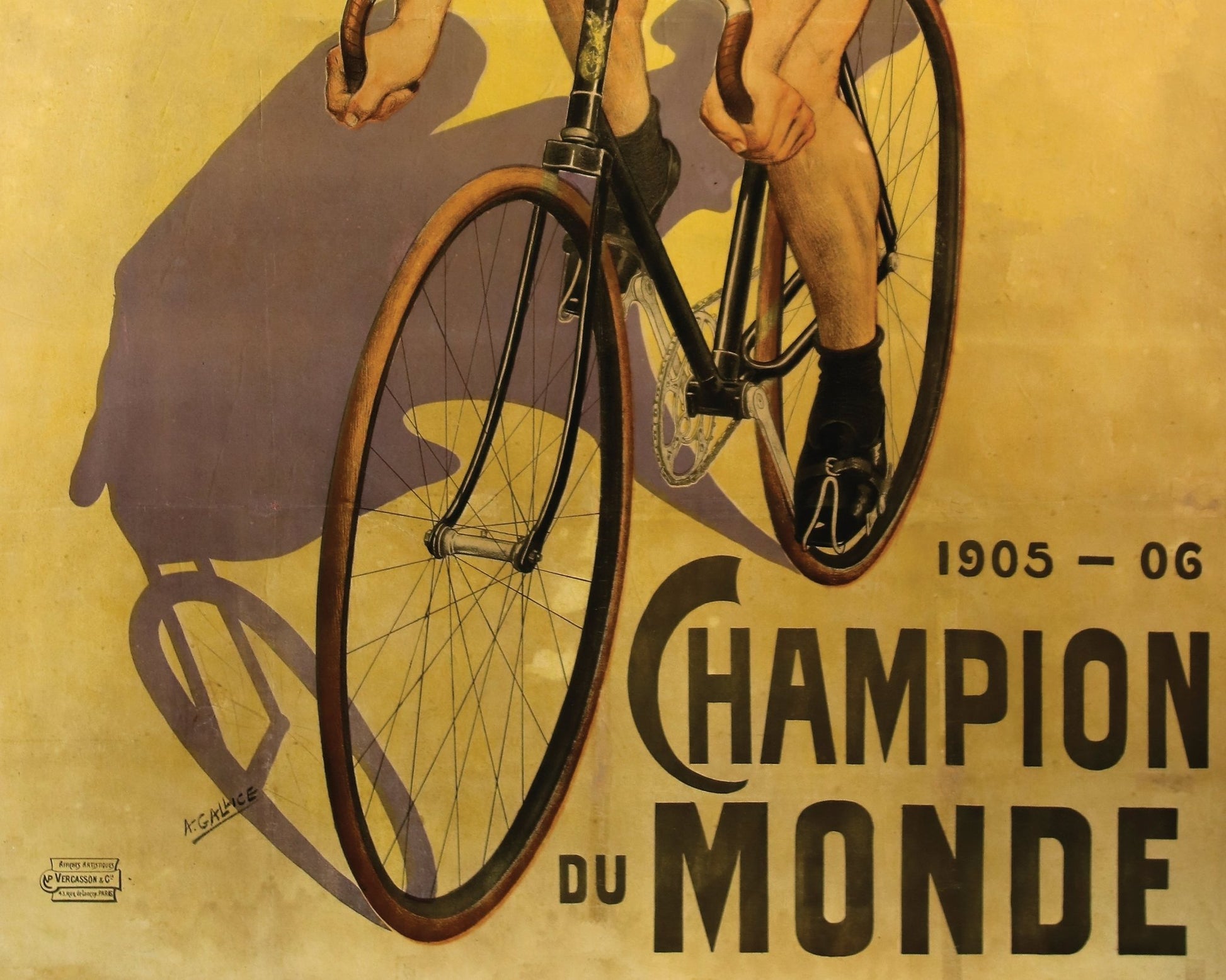 A. Gallice "G. Poulain - Champion Du Monde" (c.1906) - Mabon Gallery