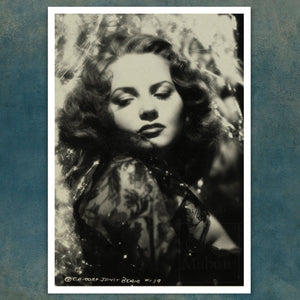 A L “Whitey” Schafer “Janet Blair” (c.1941) – Vintage Photo Portrait - Mabon Gallery