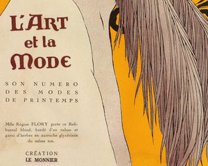 A. Soulié “L'Art et la Mode” (c.1925) Art Deco Fashion Magazine Cover - Mabon Gallery