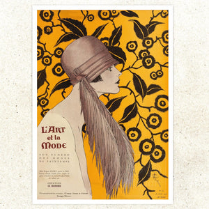 A. Soulié “L'Art et la Mode” (c.1925) Art Deco Fashion Magazine Cover - Mabon Gallery