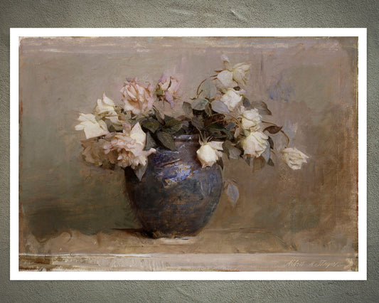 Abbott Handerson Thayer "Roses" (c.1890) - Mabon Gallery
